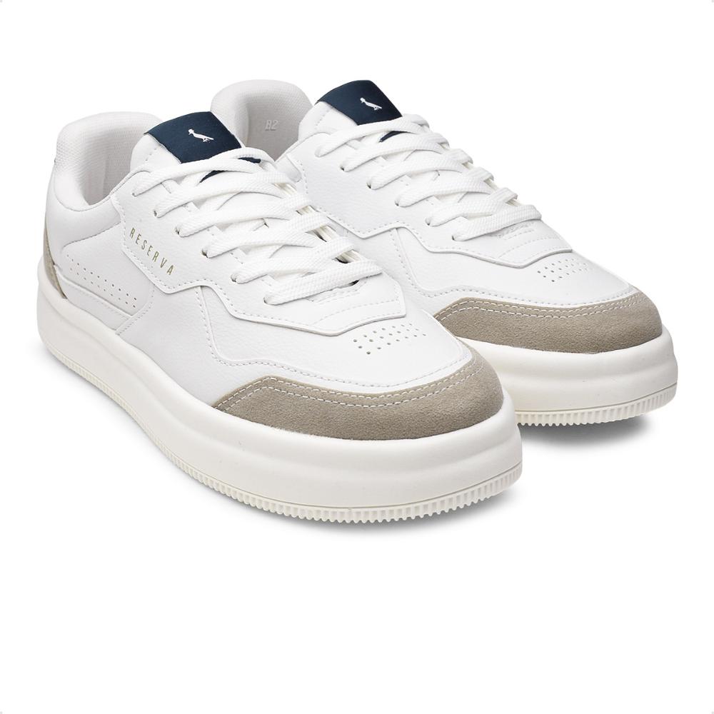 Miniatura Tênis Reserva Troy Masculino Branco / Bege - 38