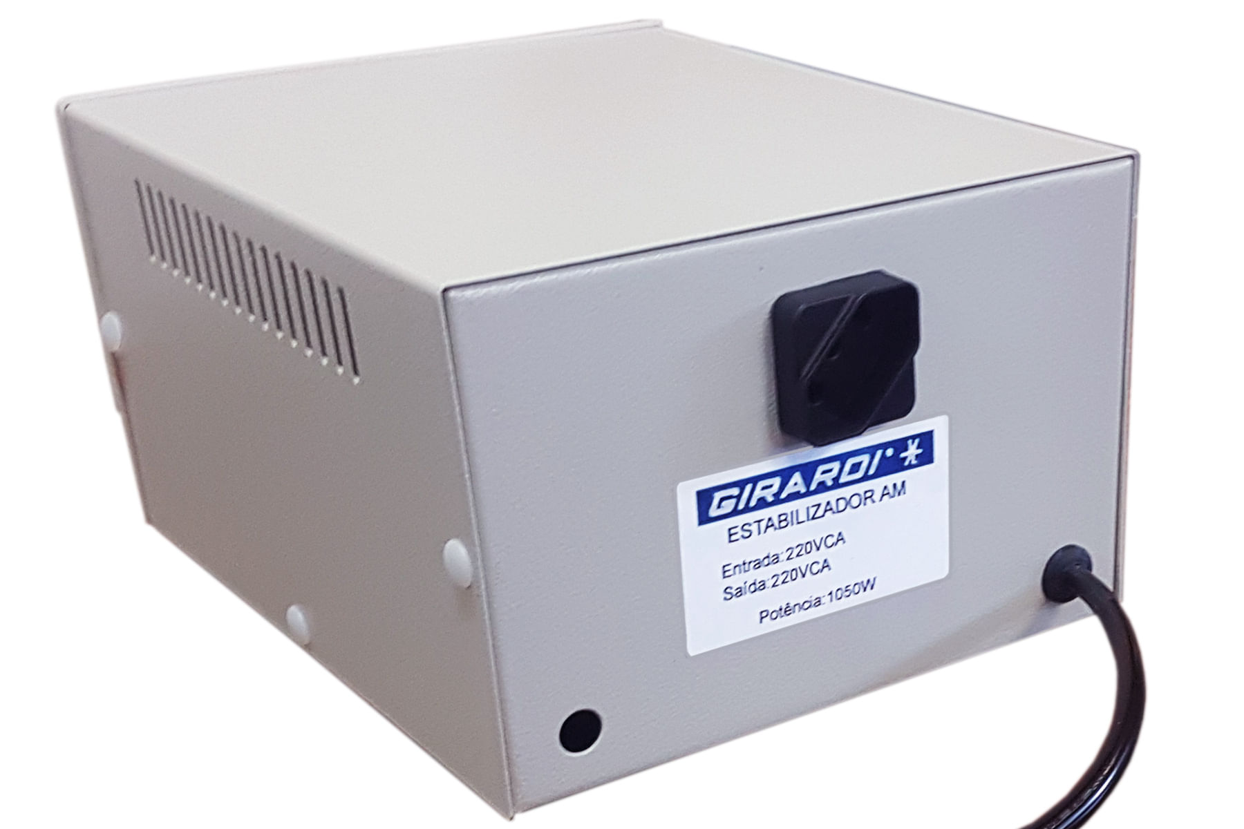 Miniatura Estabilizador 220V para Geladeiras Refrigeradores até 1050W