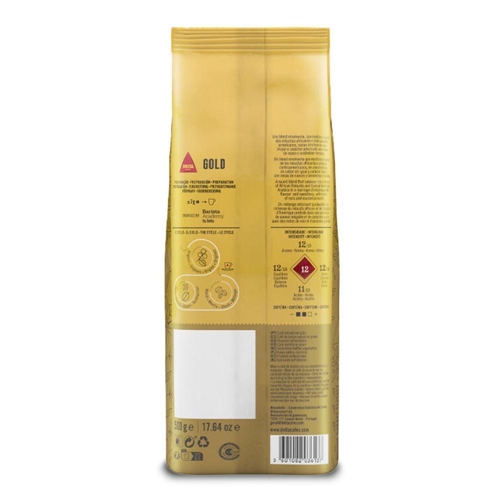 Miniatura Café Em Grãos Delta Cafés Gold Int 12 Kit 5 Pacotes De 500G