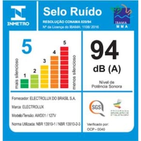 Aspirador Pó e Água Electrolux Hidrolux AWD01 1400W 5L com Acessórios Preto 110V
