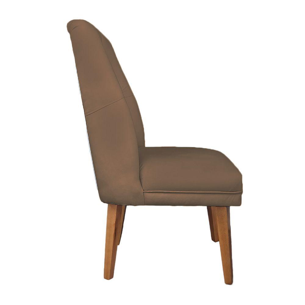 Miniatura Cadeira De Jantar Helena Suede Capuccino - Dominic Decor