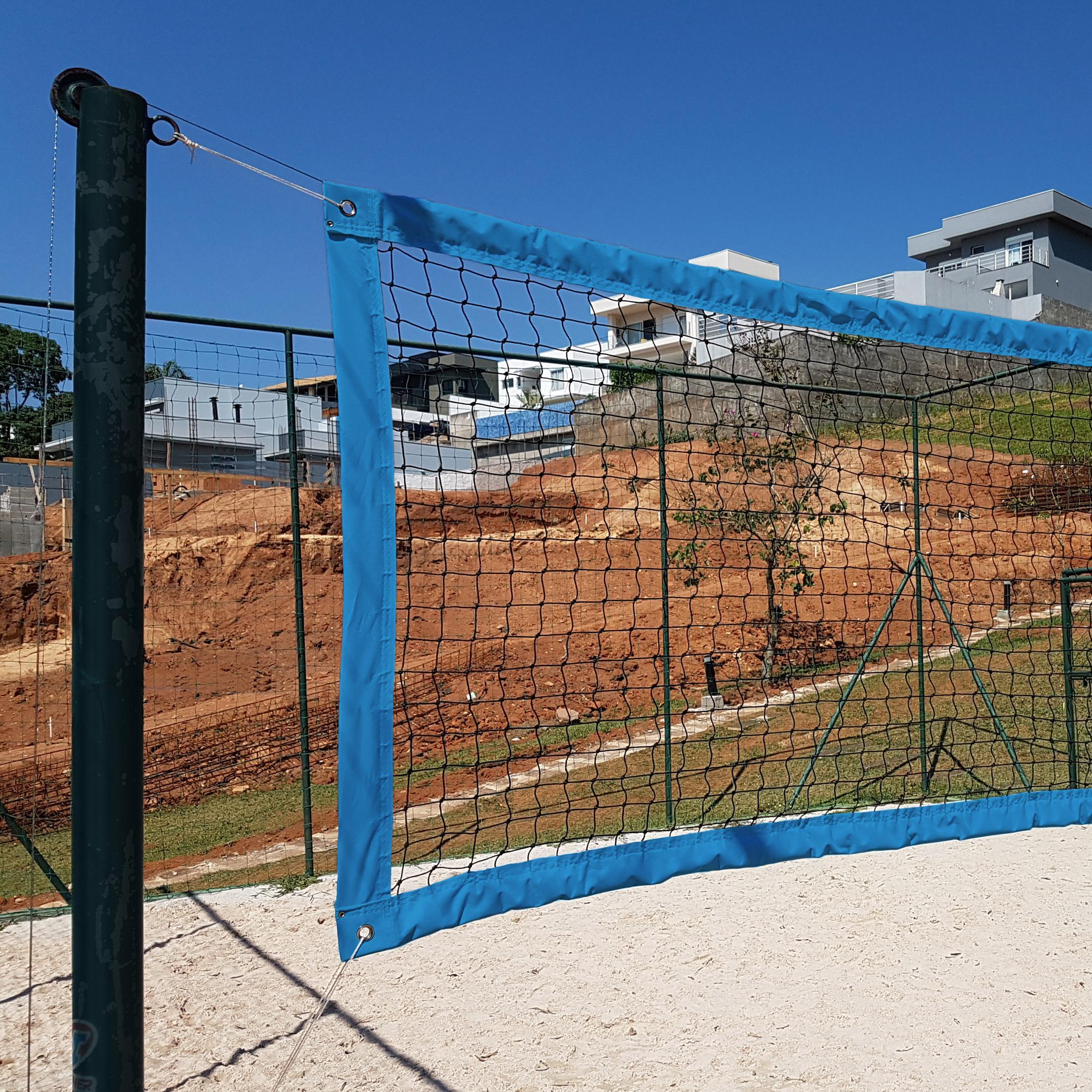 Miniatura Rede De Beach Tennis Oficial Azul Oceano