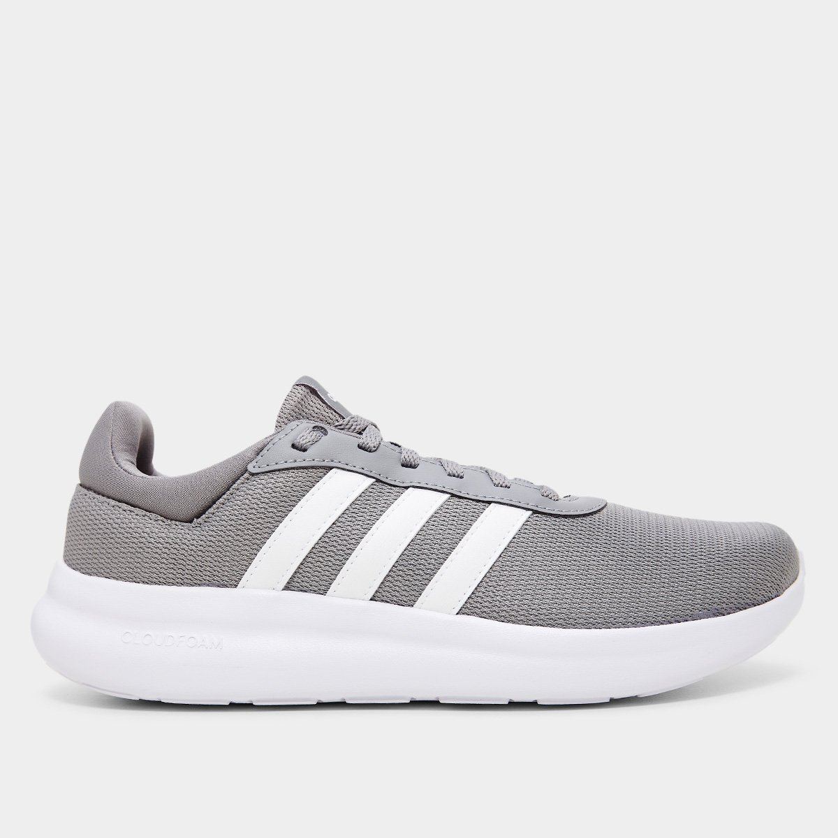 Miniatura Tênis Adidas Lite Racer Masculino Cinza+Branco - 38