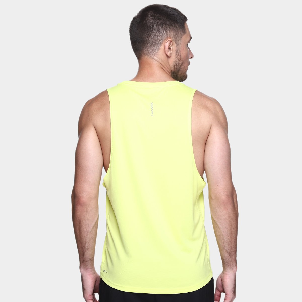 Miniatura Camiseta Puma Run Velocity Tank Masculina Verde - G