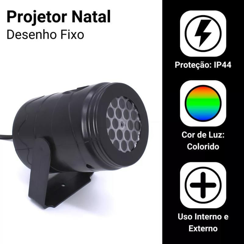 Miniatura Projetor Laser Jardim Natal Led Natalinos Desenhos Carcaça