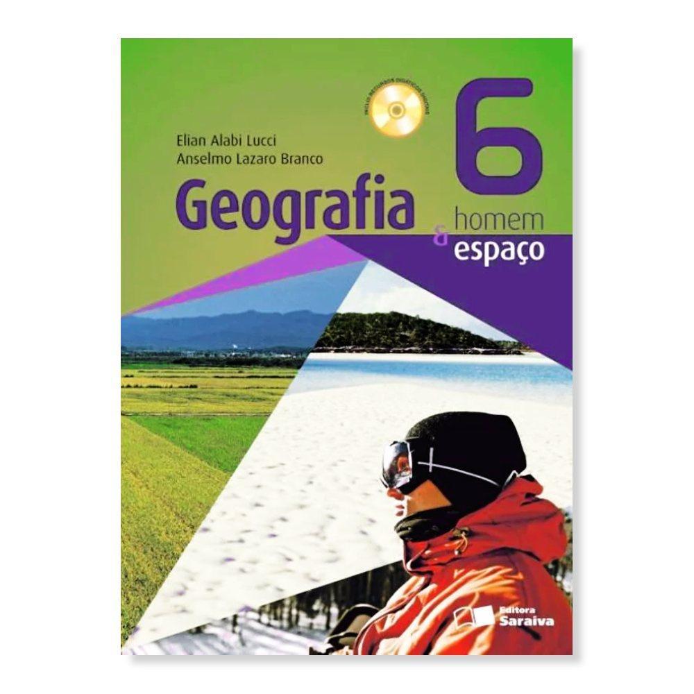 Miniatura Geografia Homem E Espaço 6º Ano - Editora Saraiva