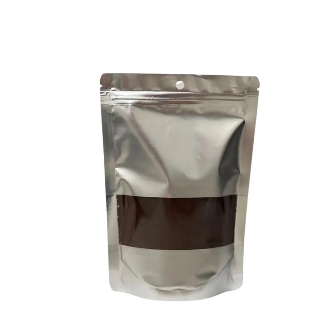 Miniatura Saco Zip Lock Stand Up Pouch Prata Visor 14X20Cm C/50