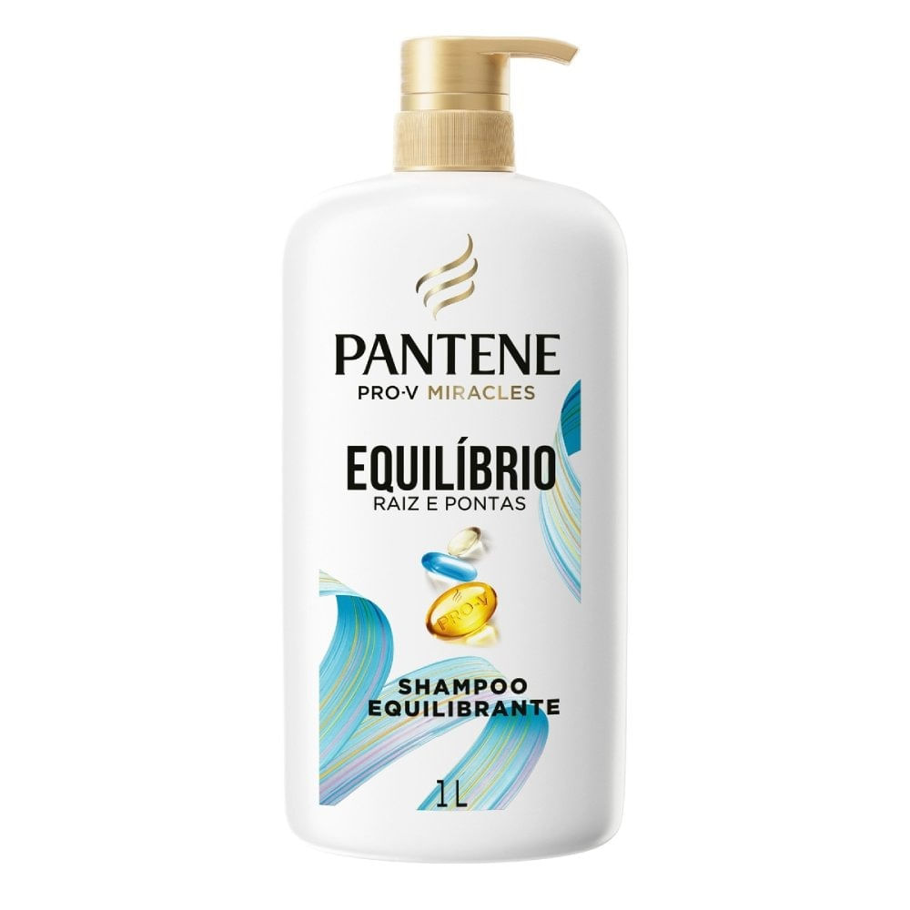 Miniatura Shampoo Pantene Pro-v Miracles Equilíbrio Raiz E Pontas 1l