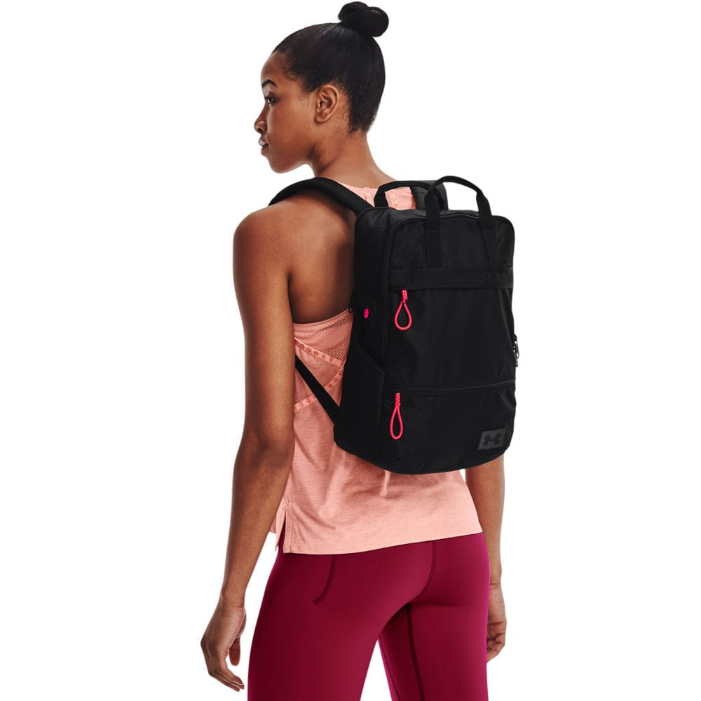 Miniatura Mochila de Treino Feminina Under Armour Essentials Preto