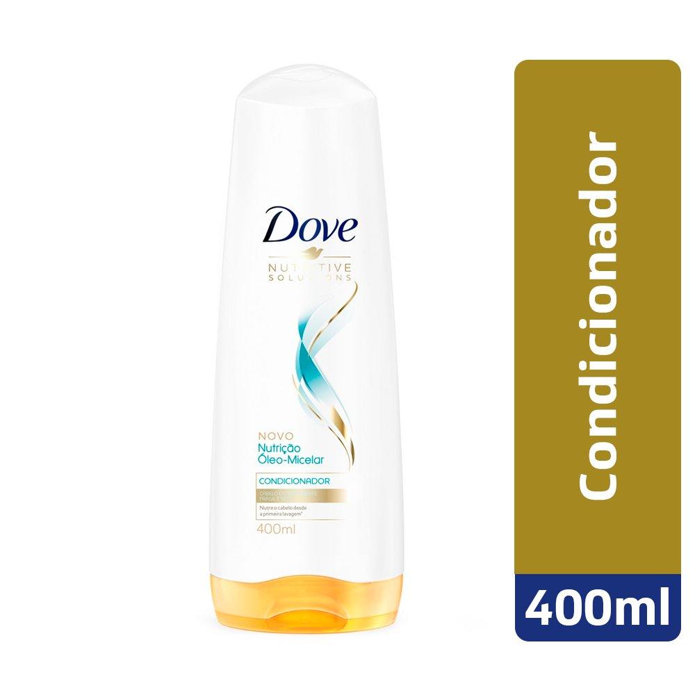 Miniatura Condicionador Dove Nutrição Micelar Óleo 400ml