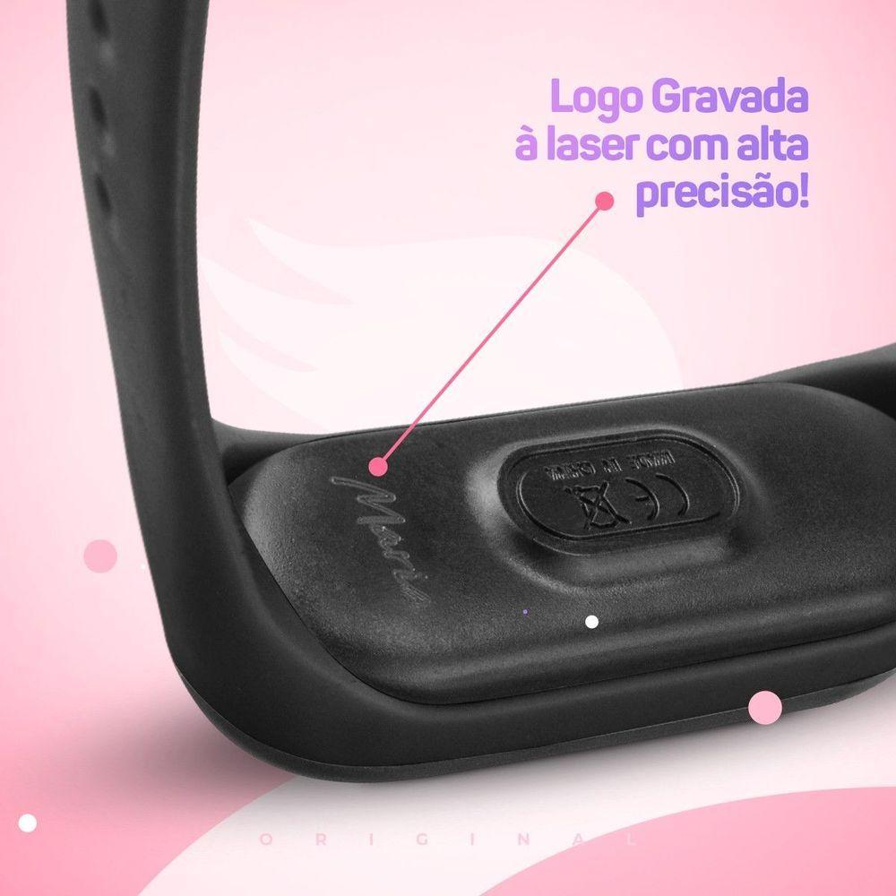 Miniatura Relogio Digital Aço Inox Feminino + Caixa + Oculos Sol Qualidade Premium Original Dourado Presente