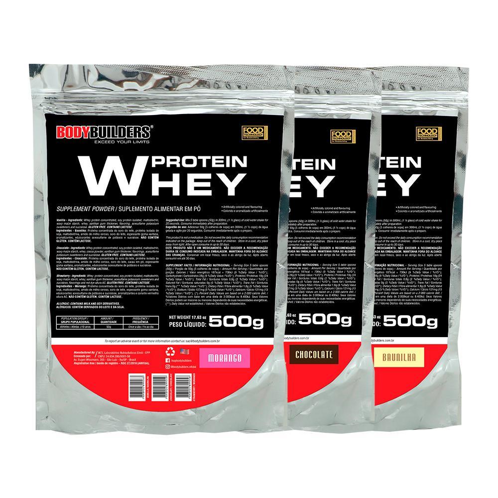 Miniatura Kit 3X Whey Protein 500G