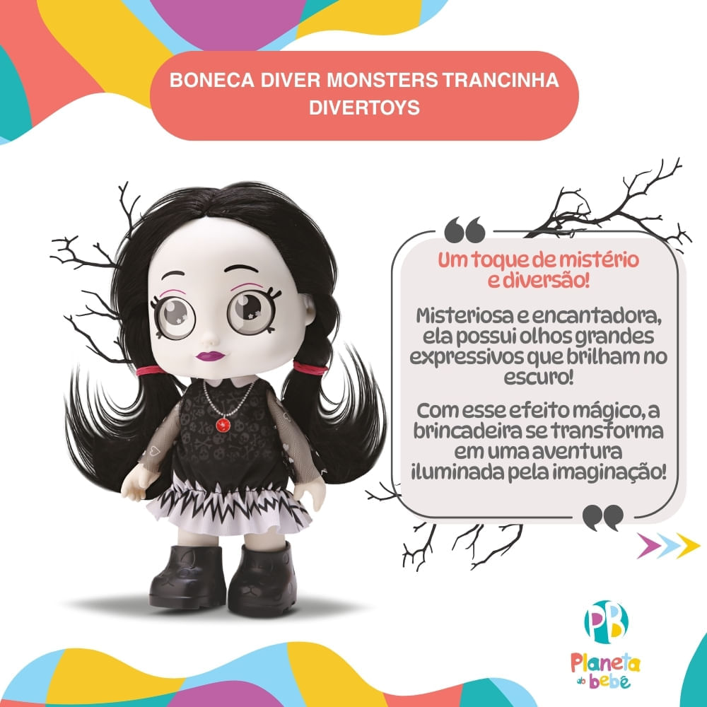 Boneca Diver Monster Olho Bril… | Shopping do Inter