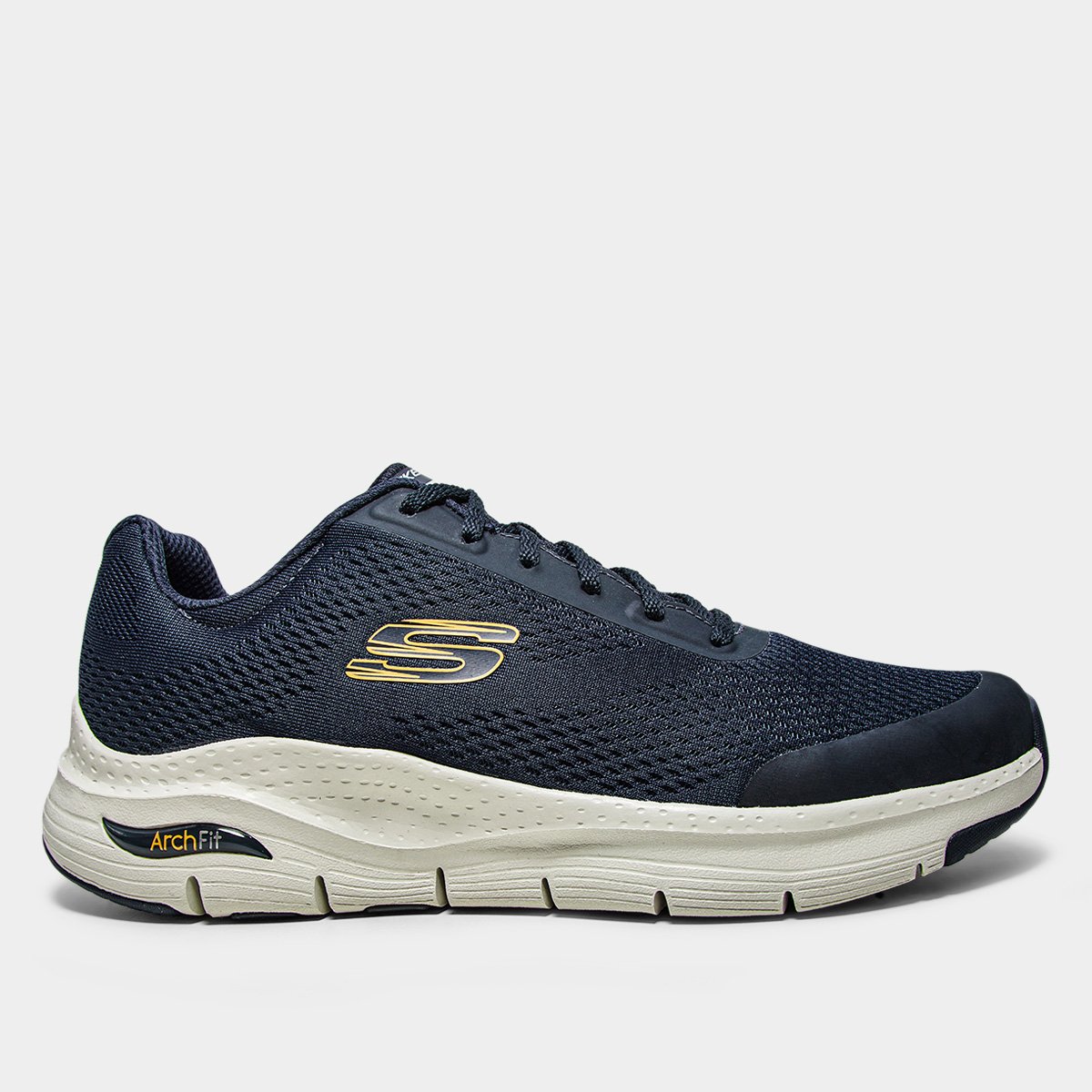 Miniatura Tênis Skechers Arch Fit Masculino Azul Escuro - 44