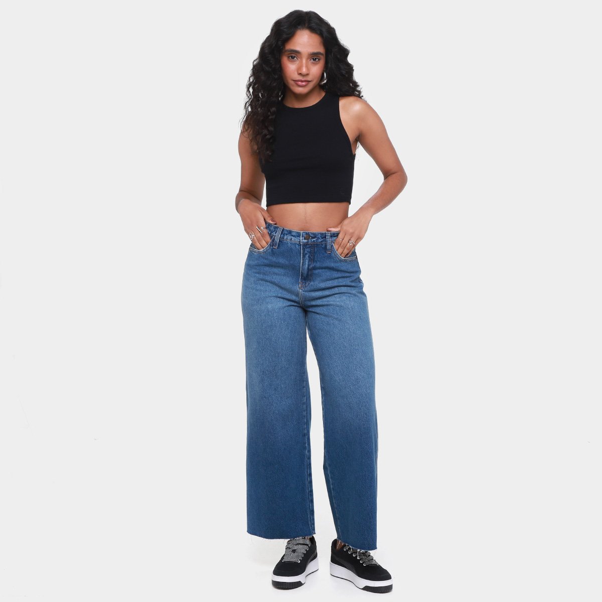 Miniatura Regata Calvin Klein Feminina Preto - G