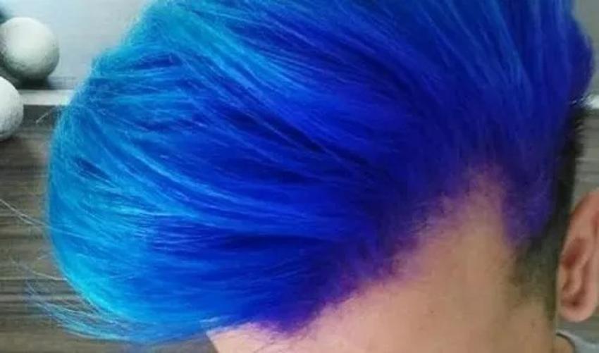 Miniatura Kit Cabelo Azul Royal 2 Tinta 1 Matiz 250G 2 Ox 30 Volumes M