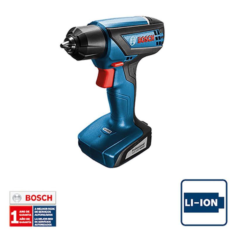 Miniatura Parafusadeira e Furadeira à Bateria 12V Bivolt BOSCH Bivolt
