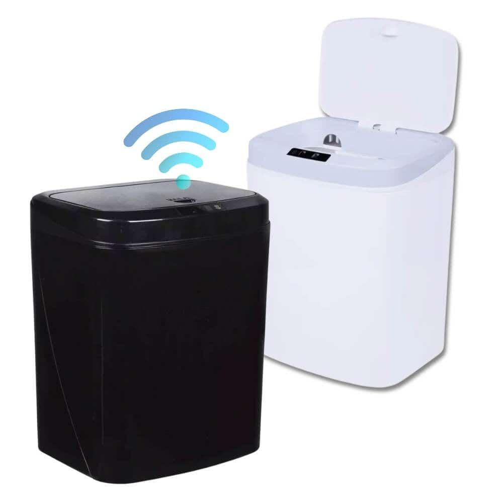 Miniatura Lixeira Automática Sensor de Aproximação 16 Litros com USB KALA Branco