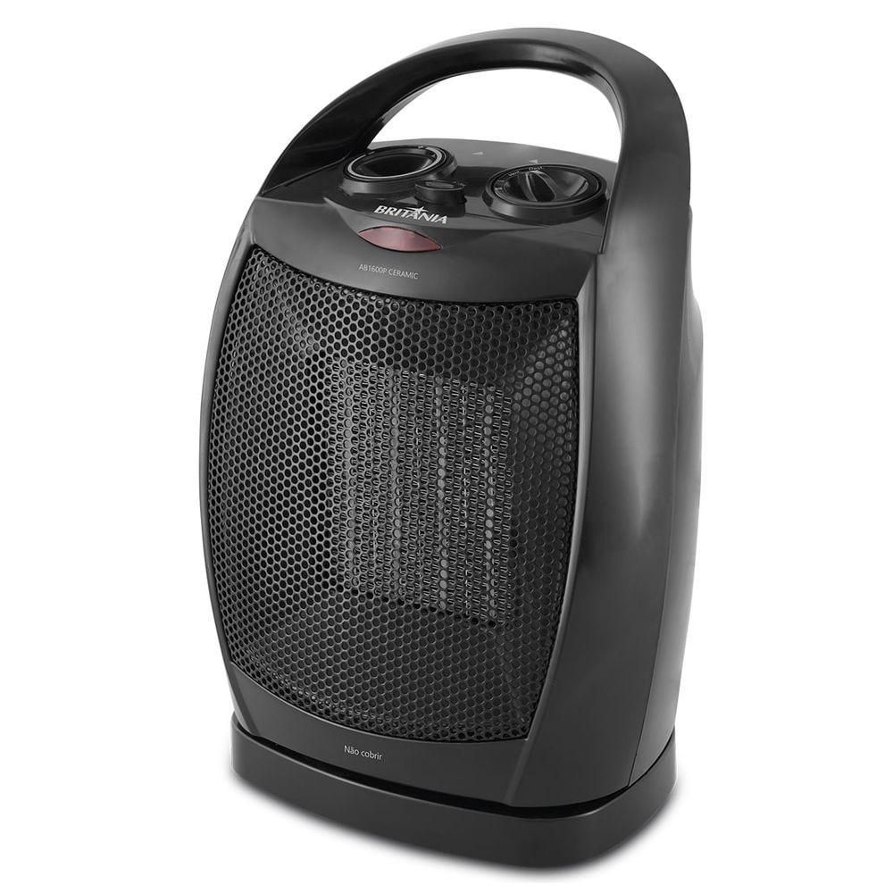 Miniatura Aquecedor Britânia Ceramic 2 Em 1 1500W AB1600P 110V