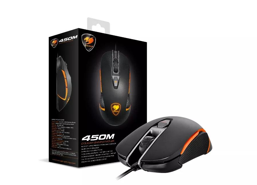 Miniatura Mouse Cougar Gaming 450m Usb Optical 50-5000 Dpi Iron Grey