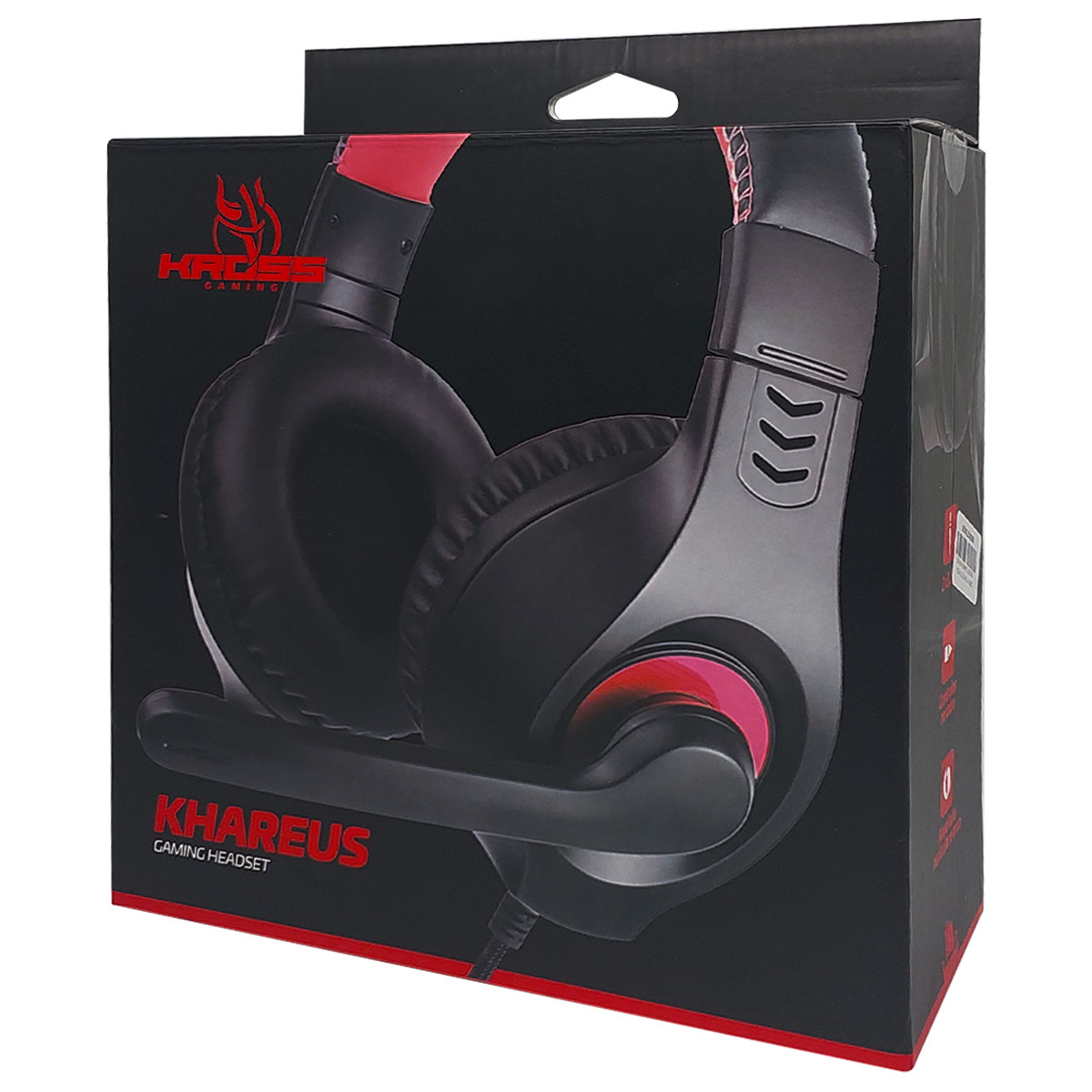 Miniatura Headset Gamer Kross, P2, Driver 40mm, Khareus - KE-HS098