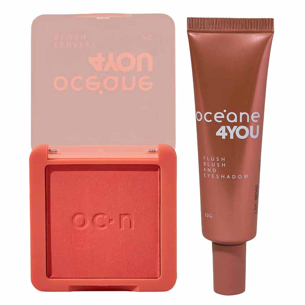 Miniatura Océane 4 You - Blush Laranja + Blush Líquido Multifuncional Coral Kit
