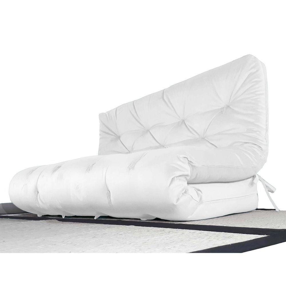 Miniatura Colchão Futon Casal Dobrável Sofa Cama Branco Off Acquablock