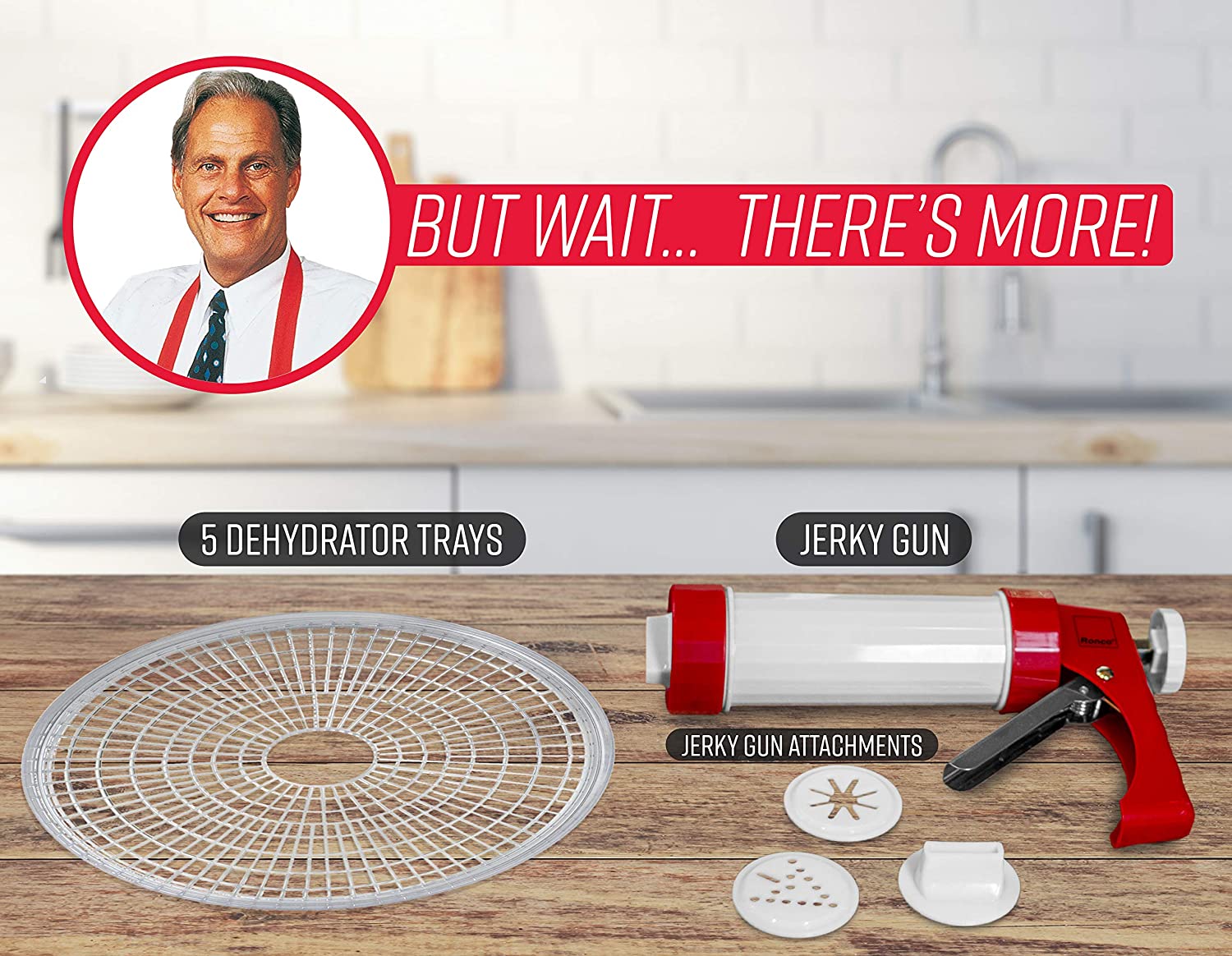 Miniatura Ronco Máquina Desidratadora de Alimentos, c/ 5 bandejas, 400 W, 110V, preta.