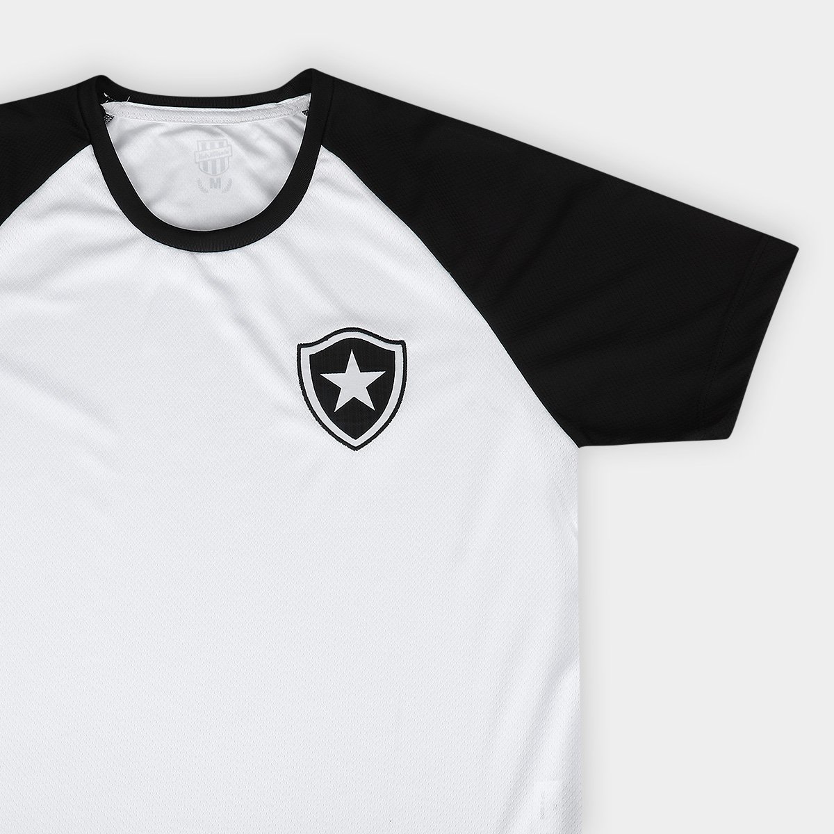 Miniatura Camisa Botafogo Retrômania Masculina Branco+Preto - G