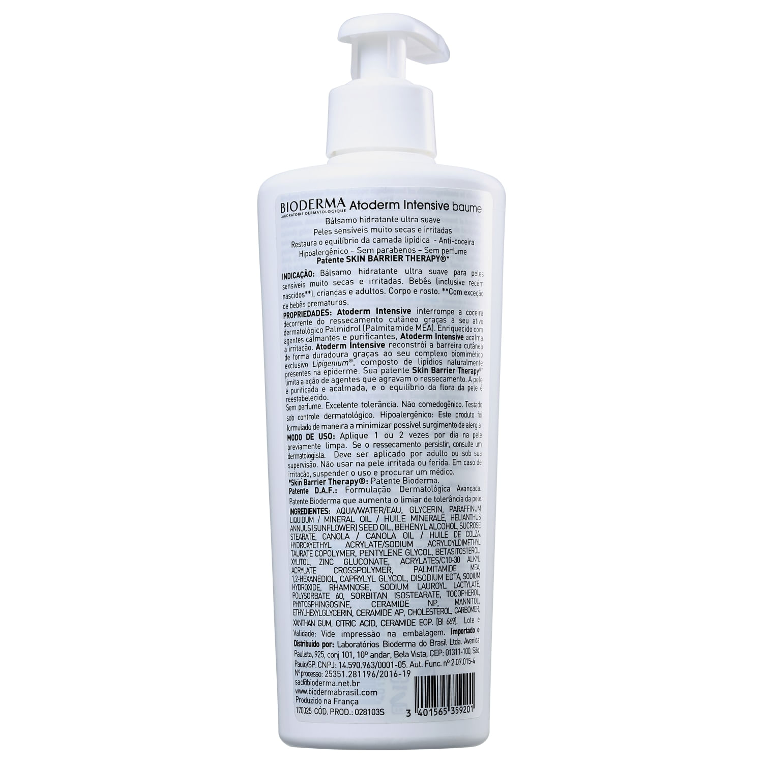 Miniatura Bioderma Atoderm Intensive Baume - Hidratante Corporal 500ml