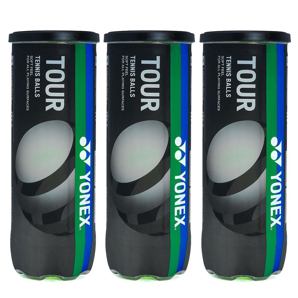 Miniatura Bola de Tênis Yonex Tour Pack com 03 Tubos