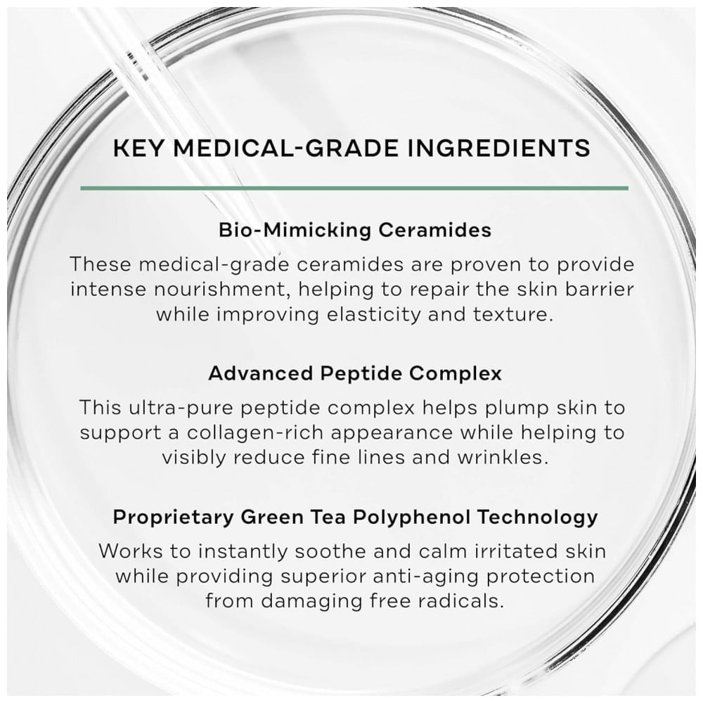 Miniatura Noturno Anti Idade para Rosto e Pescoço com Ceramidas e Chá, REPLENIX 895, Branco