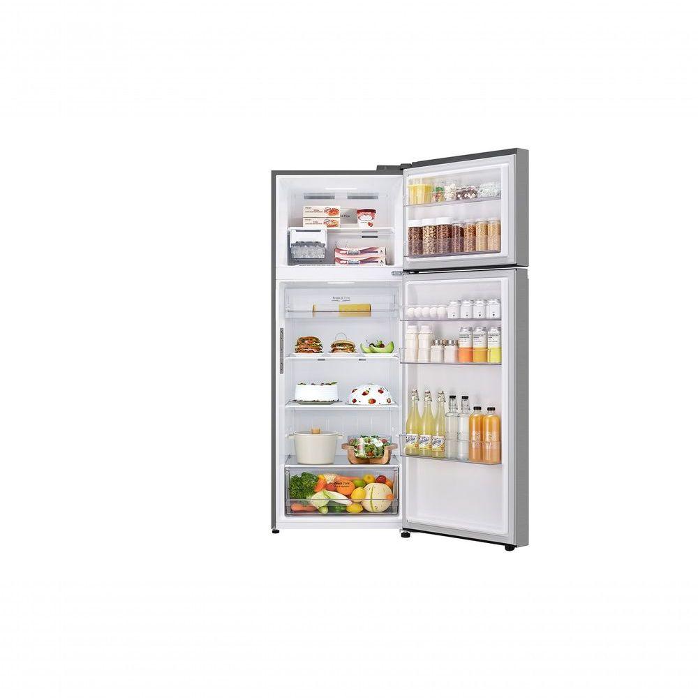 Geladeira LG Frost Free Inverter 461L Duplex Inox Look 110V