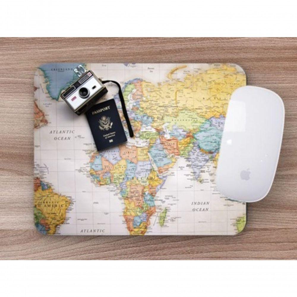 Miniatura Mouse Pad Mapa Mundi