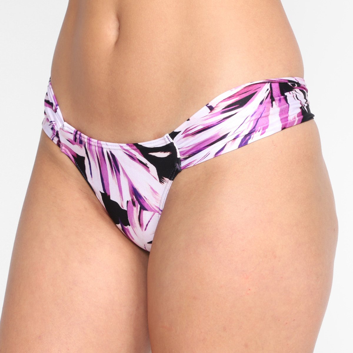 Miniatura Calcinha de Biquini Tanga Acqua By Classic Estampada Roxo - M
