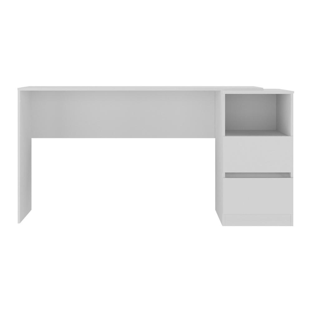 Escrivaninha 150,5cm com Nicho e 2 Gavetas Flex Multimóveis MP6035 Branco