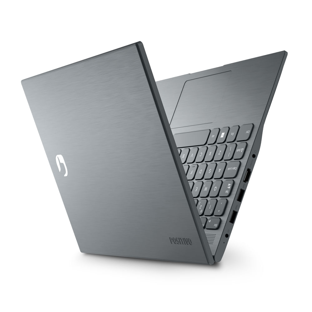Notebook Positivo Vision C14 Intel® Celeron® Linux 4GB 128GB eMMC 14” HD Lumina BAR – Cinza