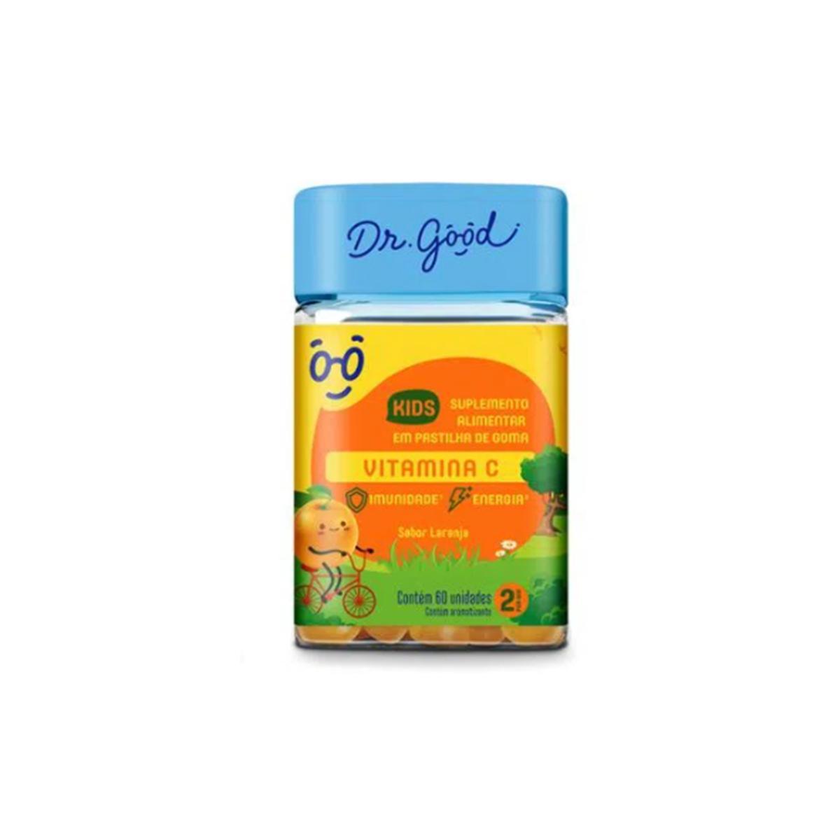 Miniatura Vitamina C Kids Dr Good Suplemento Gomas Sabor Laranja