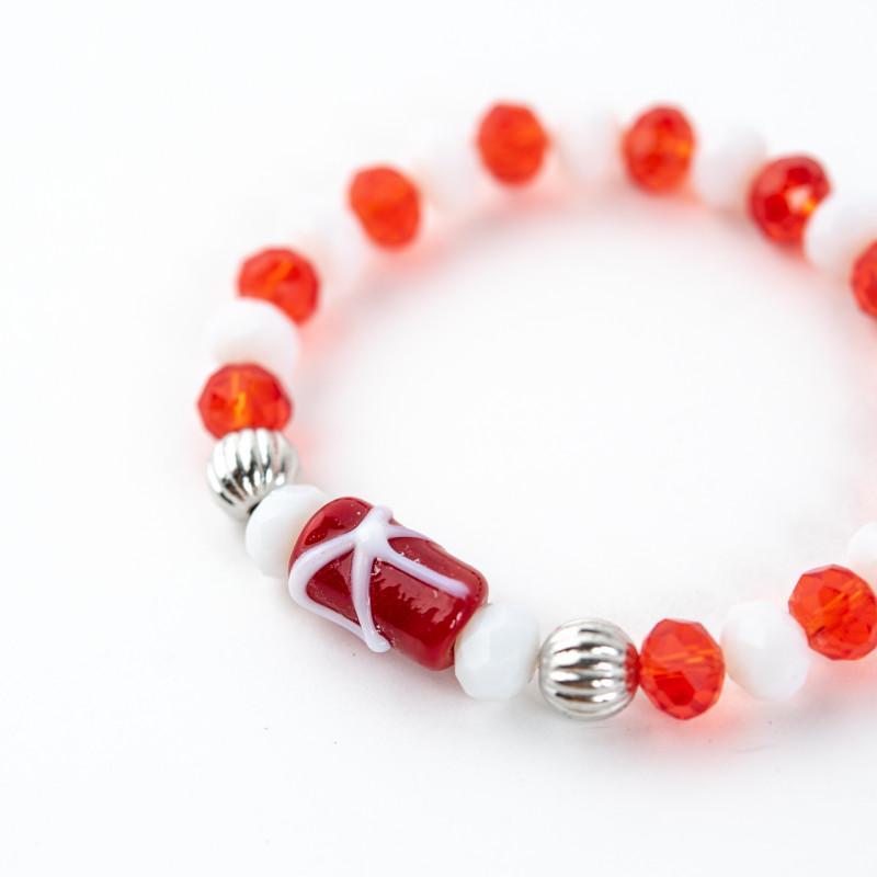 Miniatura Pulseira Orixá Xangô Silicone Ajustável-Escolha A Cor