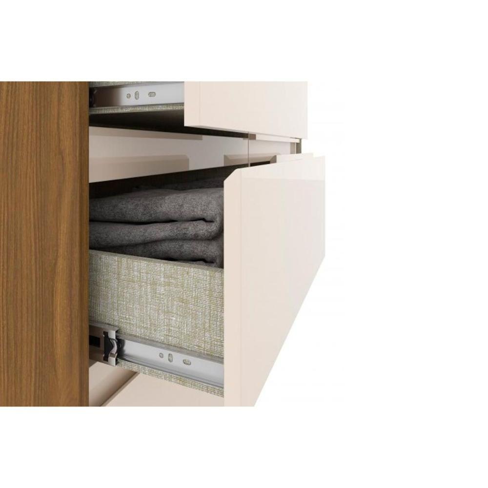 Cômoda Juvenil Andría C- 5 Gavetas Castanho - Henn