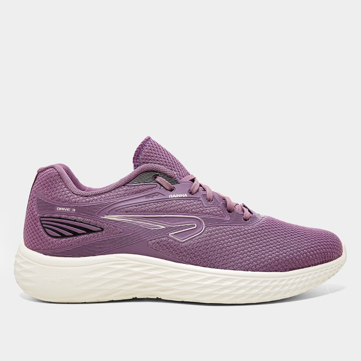 Miniatura Tênis Rainha Drive  Masculino Roxo+Bege - 34