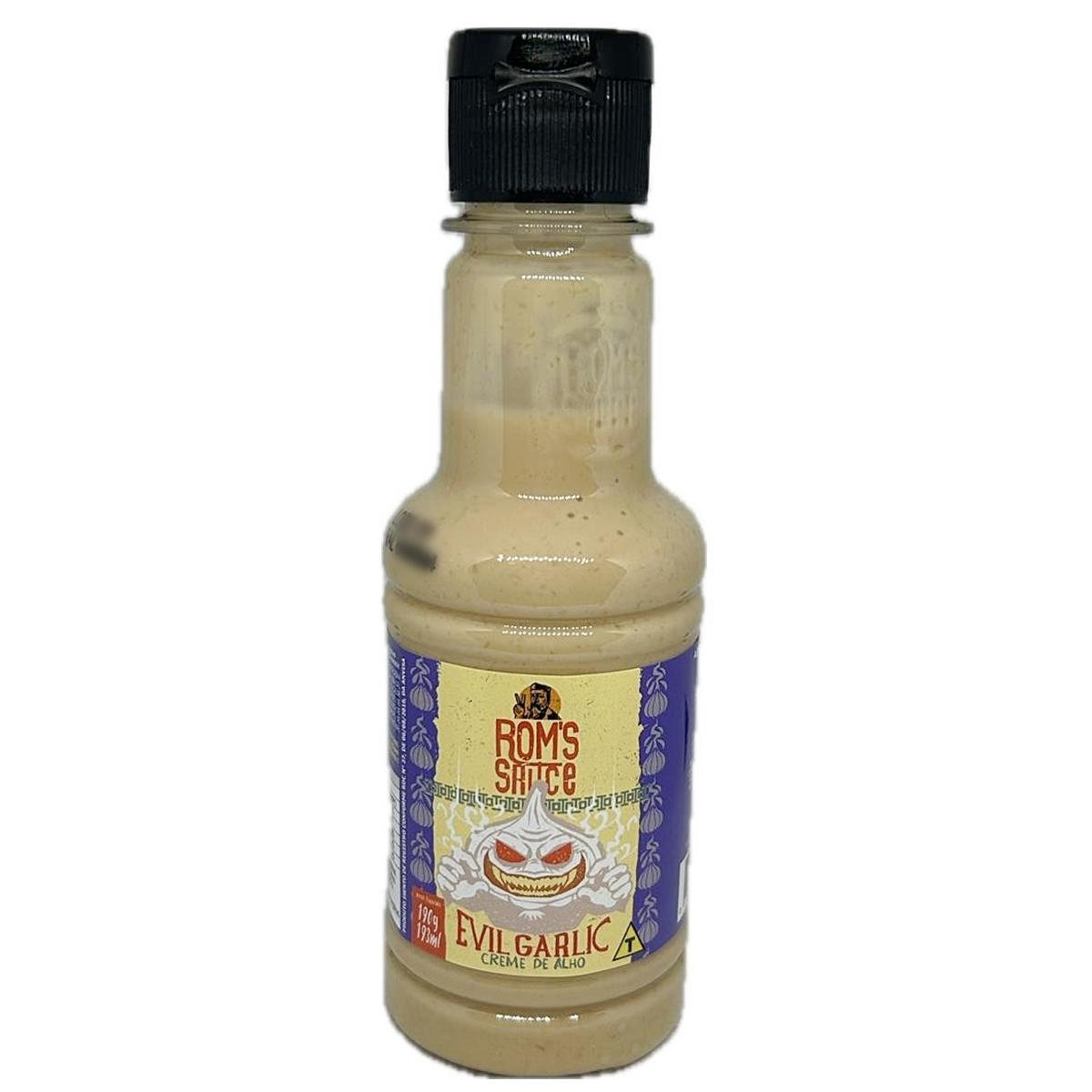 Miniatura Molho De Alho Churrasco Gourmet Evil Garlic Rom'S Sauce 190G