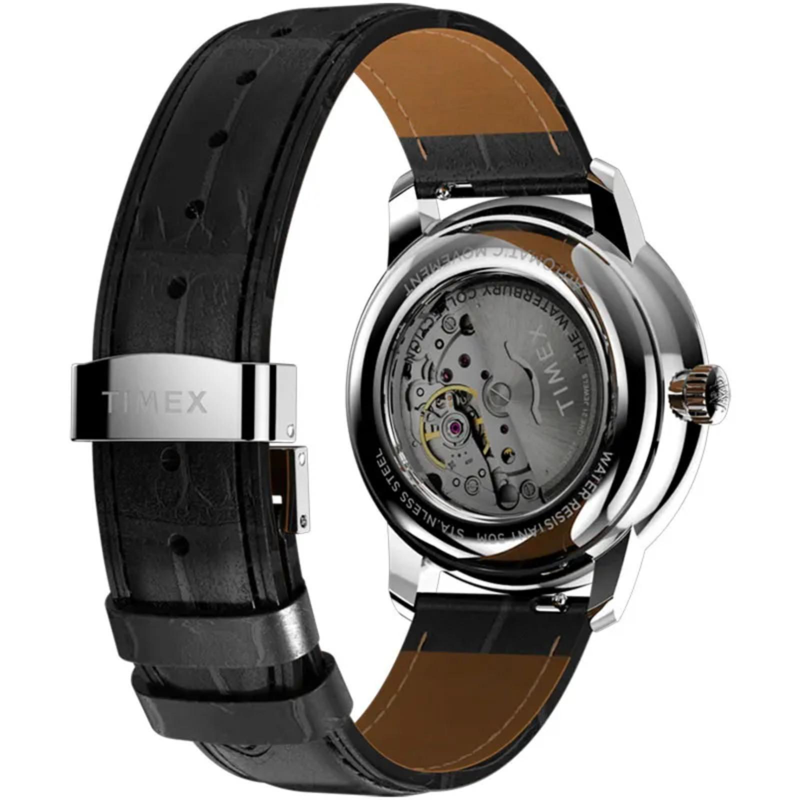 Miniatura Relógio Timex Waterbury Metropolitan Automático Tw2Y23000
