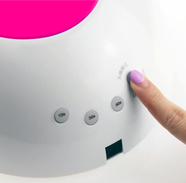Miniatura Cabine Sun 2C Led Uv 48w Com Sensor E Apoio De Mão Bivolt