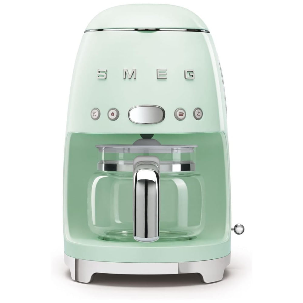 Miniatura Conjunto Smeg Retro: Cafeteira de Filtro e Torradeira de 2 Fatias Verde Pastel