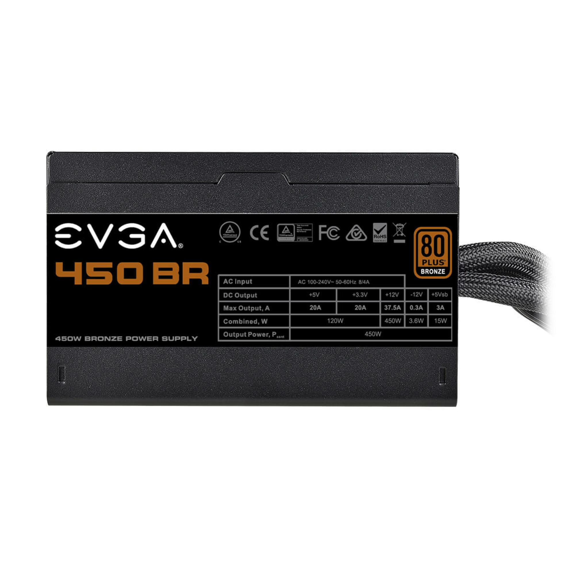 Miniatura Fonte Evga ATX 450w 80 Plus Bronze 100BR0450K1