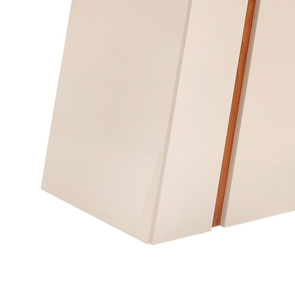 Mesa Gabi 1,70 com 6 Cadeiras Yasmin Off White/ Freijo/ Lunar