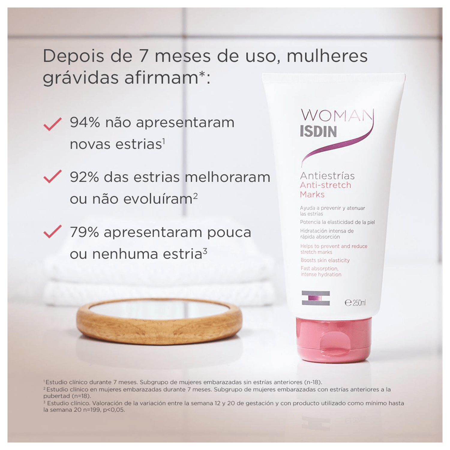 Miniatura ISDIN Woman Velastisa - Creme para Estrias 250ml