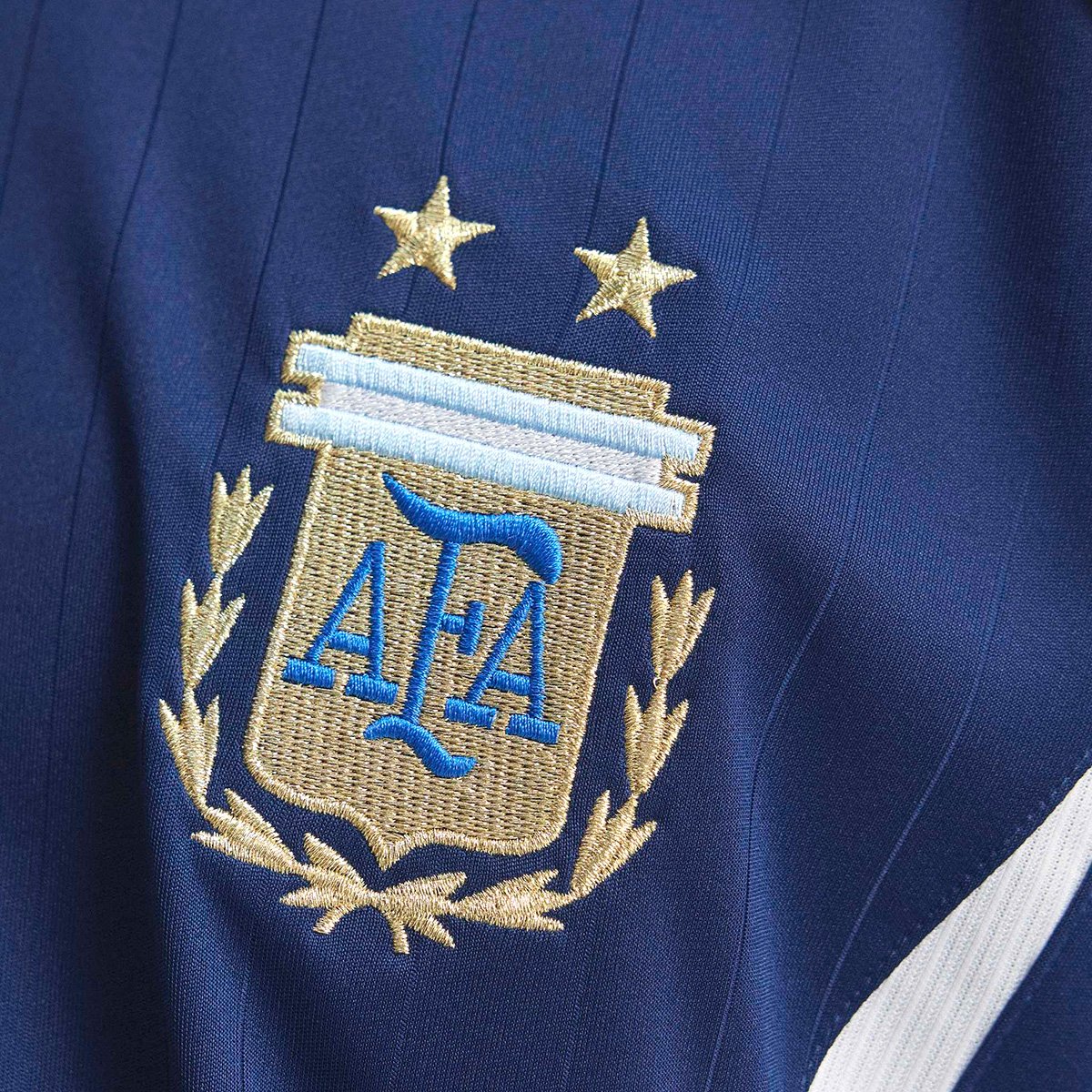 Miniatura Camisa Seleção Argentina Away 2006 Messi Nº19 Adidas Masculina Azul - EEGG