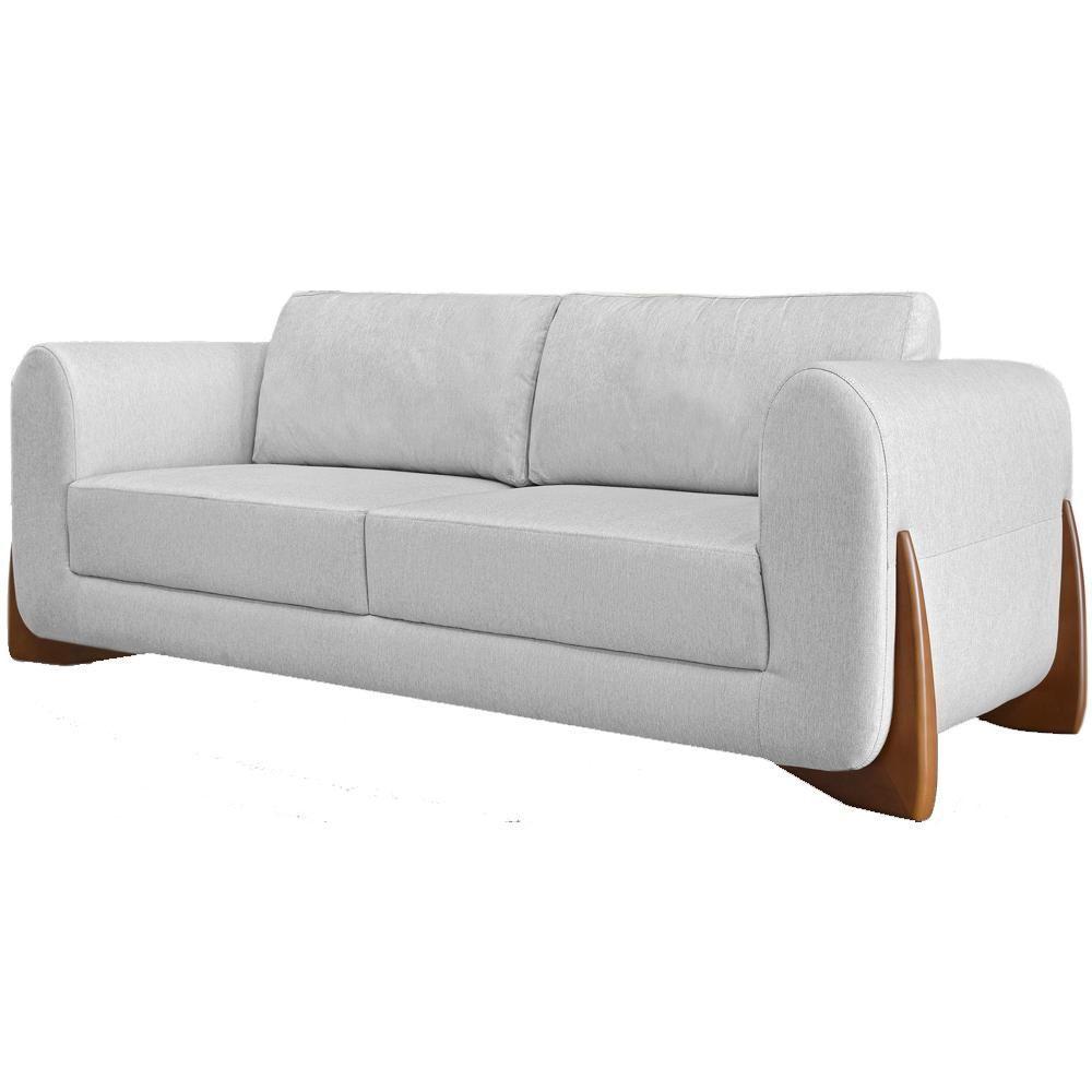 Miniatura Sofa Jolie 2 Lugares 160cm Pes Boomerang Linho 211 Grigio Ezz Grigio